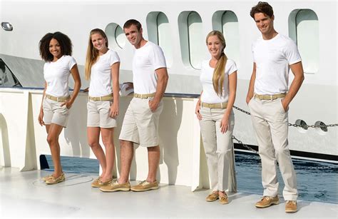 luxury yacht uniforms.